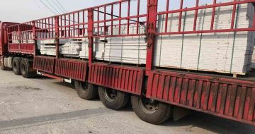 张掖 白麻荔枝面外墙干挂，工厂装车日常