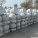 张掖 白麻花岗岩石材圆球，石球，挡车球，隔离球，景观石球，风水球等