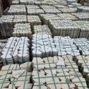 张掖 黄金麻白麻花岗岩荔枝面地铺石(冰裂纹)