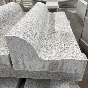 张掖 白麻花岗岩S型路沿石，路侧石，马路牙子等