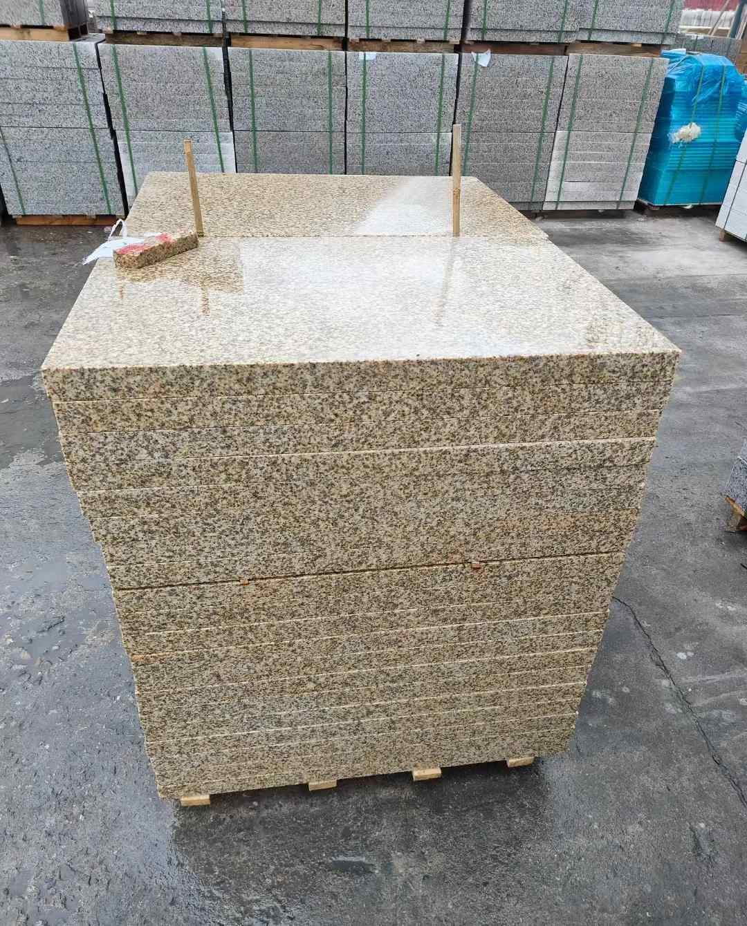 张掖 湖北黄金麻花岗岩石材荔枝面外墙石材