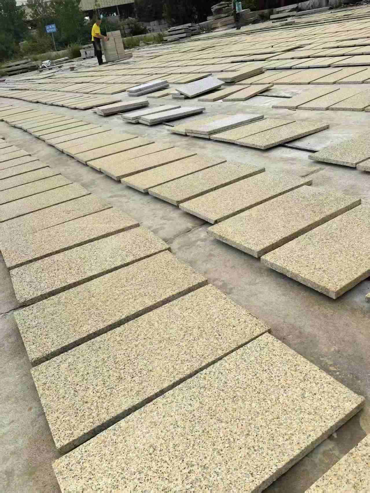 张掖 黄金麻荔枝地铺石面排板