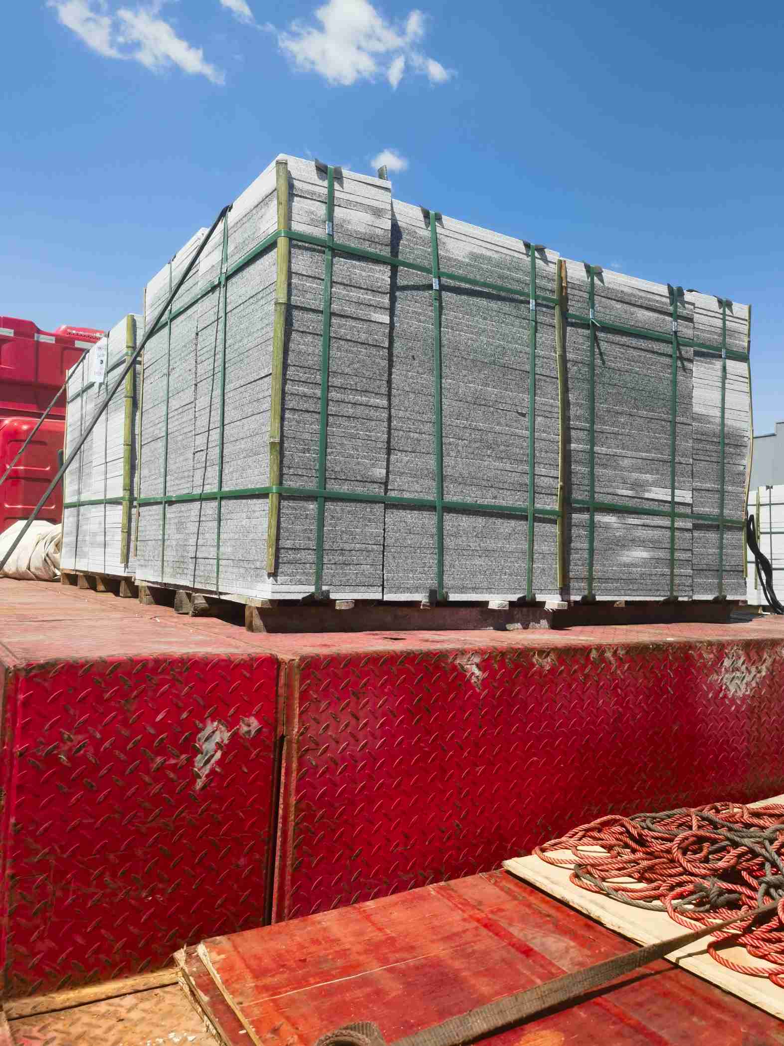 张掖 芝麻白火烧规格板地铺石300*600/600*600